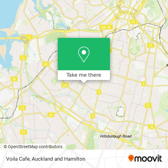 Voila Cafe map