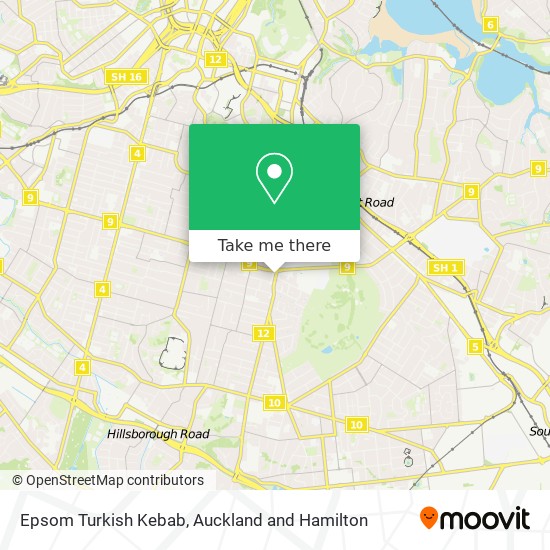 Epsom Turkish Kebab地图