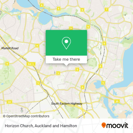 Horizon Church map