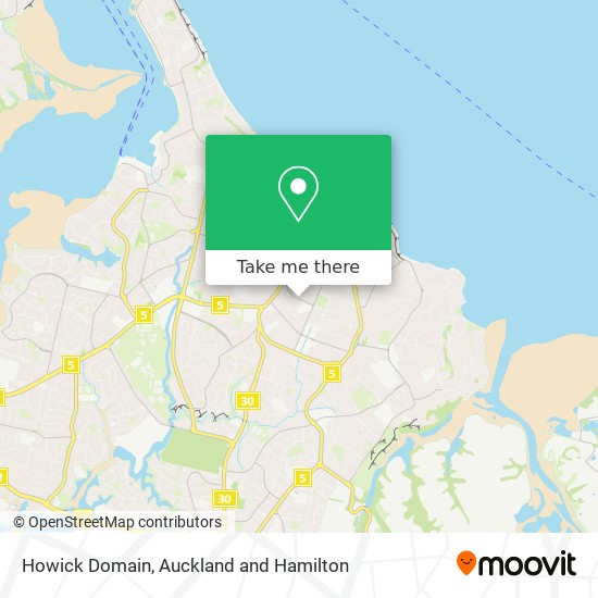 Howick Domain map