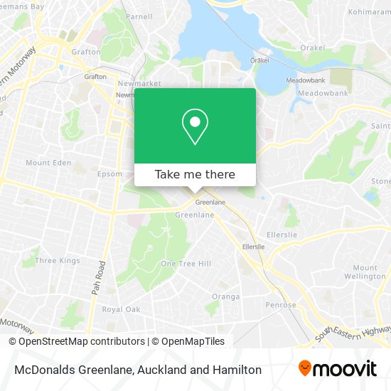 McDonalds Greenlane地图