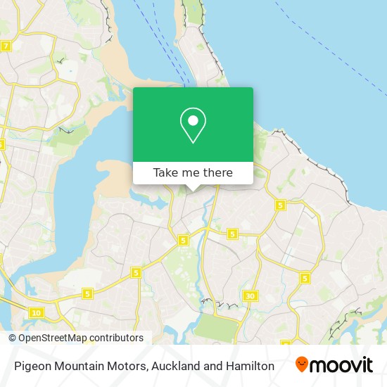 Pigeon Mountain Motors map