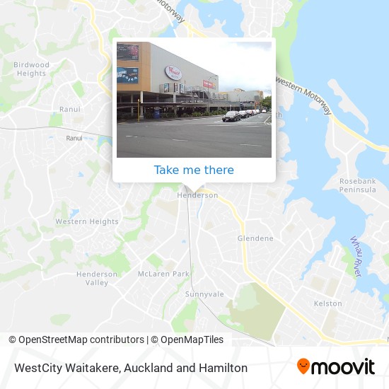 WestCity Waitakere map