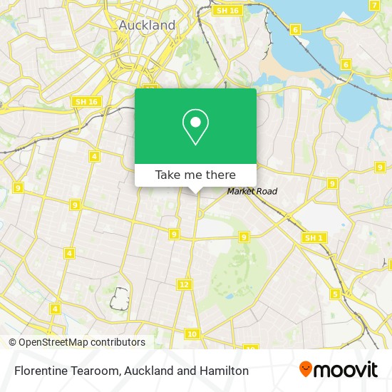 Florentine Tearoom map