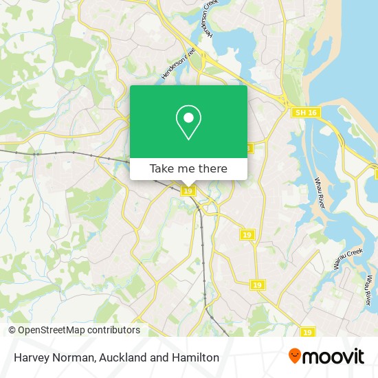 Harvey Norman map