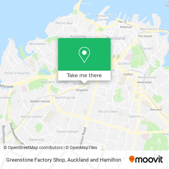 Greenstone Factory Shop map