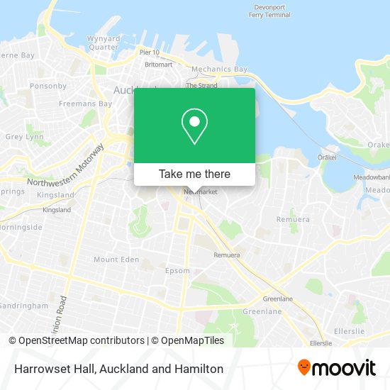 Harrowset Hall map