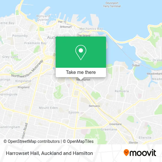 Harrowset Hall map