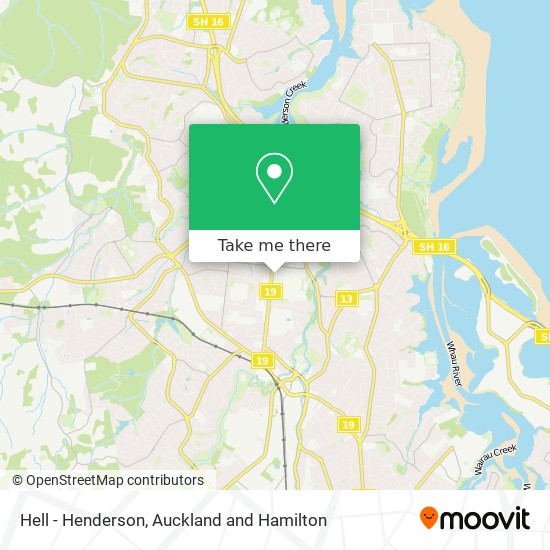 Hell - Henderson map