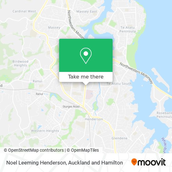 Noel Leeming Henderson map