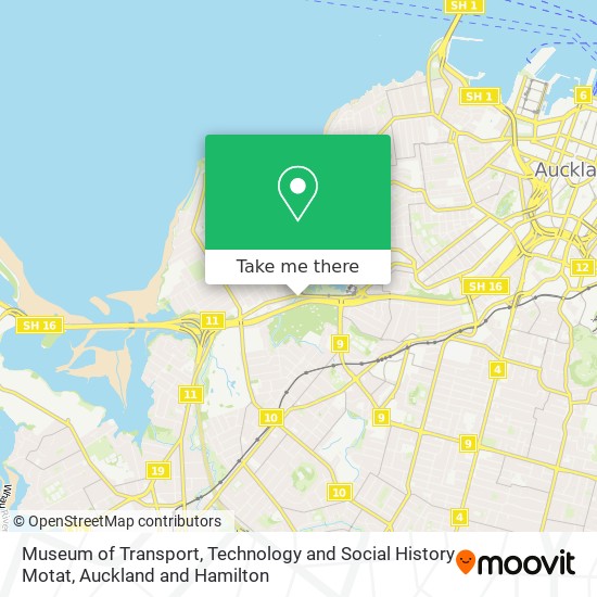 Museum of Transport, Technology and Social History Motat map