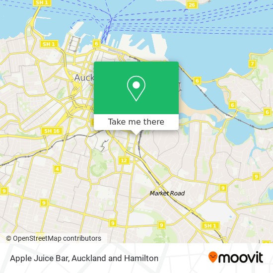 Apple Juice Bar map