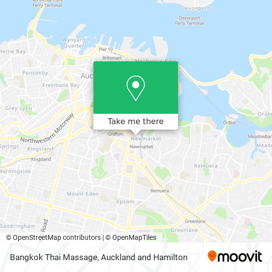 Bangkok Thai Massage map