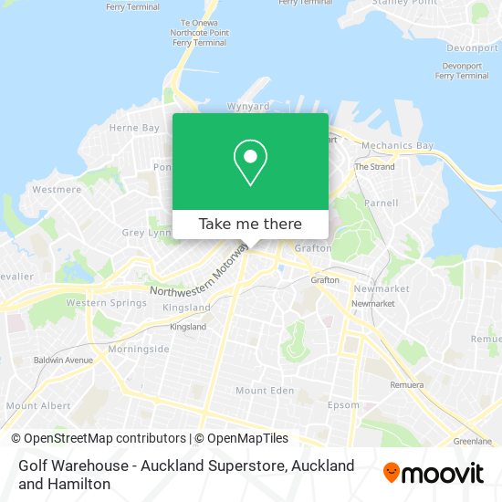 Golf Warehouse - Auckland Superstore map