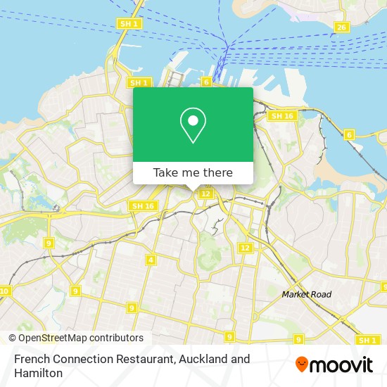 French Connection Restaurant map