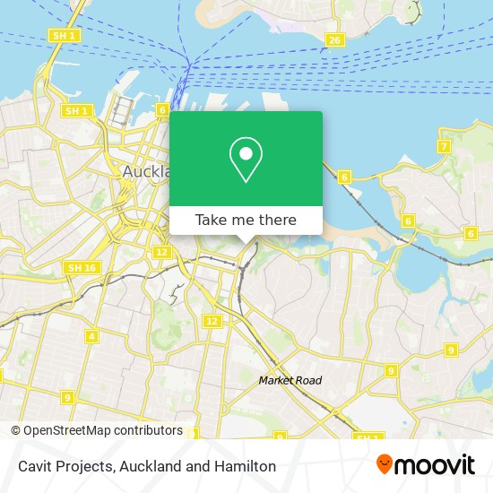 Cavit Projects map