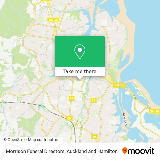 Morrison Funeral Directors map