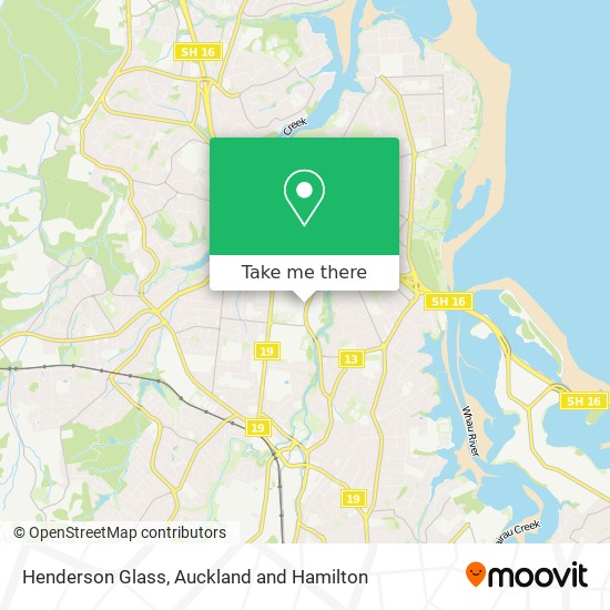 Henderson Glass map