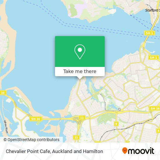 Chevalier Point Cafe map