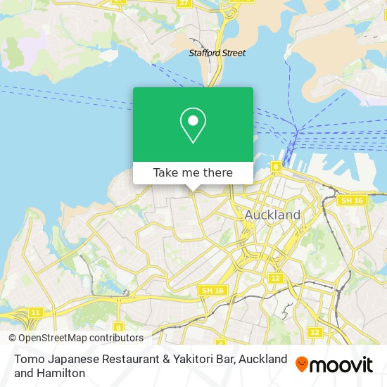 Tomo Japanese Restaurant & Yakitori Bar map