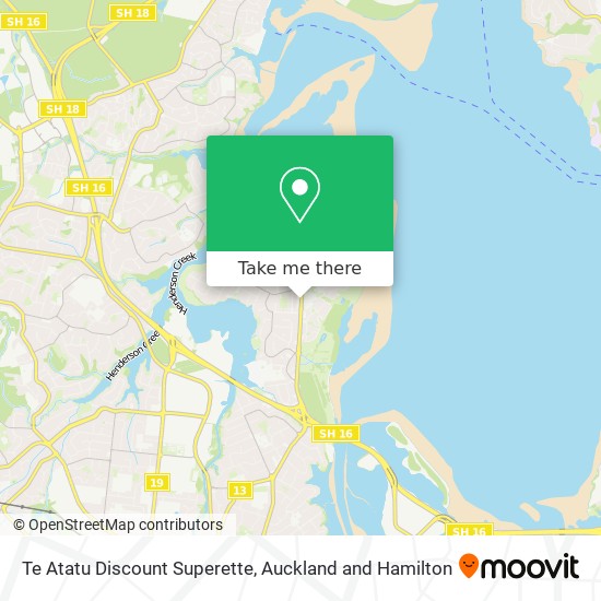 Te Atatu Discount Superette地图