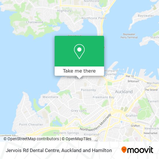 Jervois Rd Dental Centre map