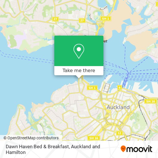 Dawn Haven Bed & Breakfast地图