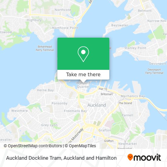 Auckland Dockline Tram地图