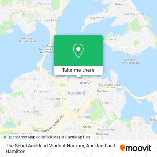 The Sebel Auckland Viaduct Harbour地图