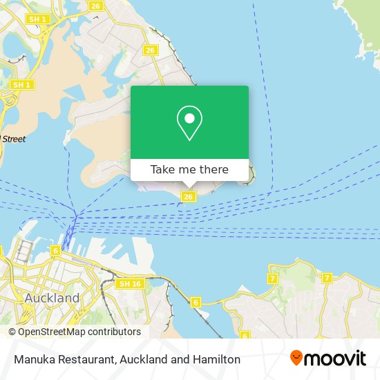 Manuka Restaurant map