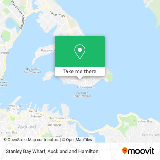 Stanley Bay Wharf map