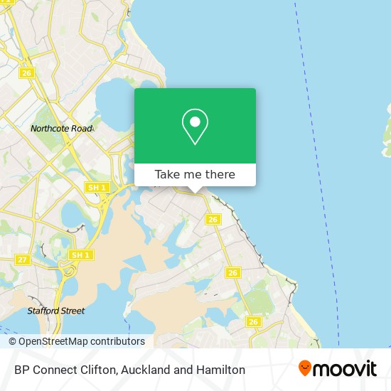 BP Connect Clifton map