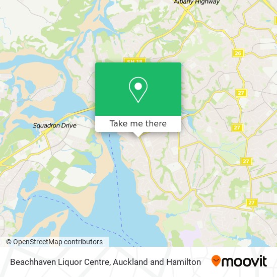 Beachhaven Liquor Centre map
