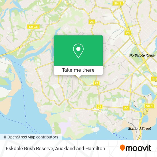 Eskdale Bush Reserve map