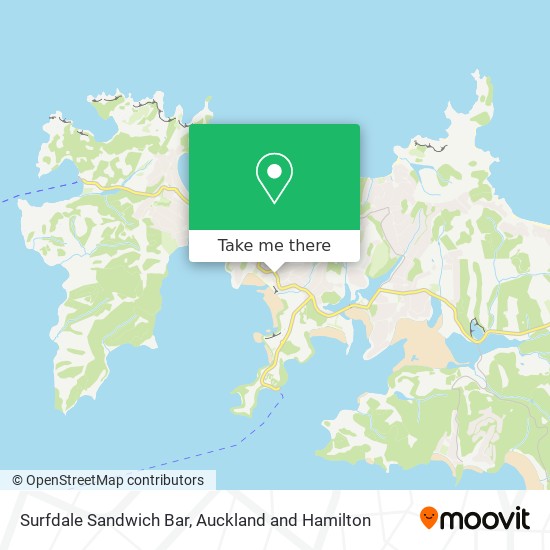 Surfdale Sandwich Bar map