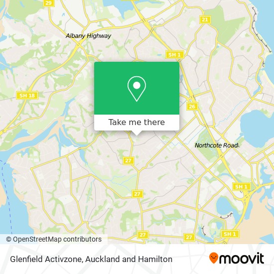 Glenfield Activzone map