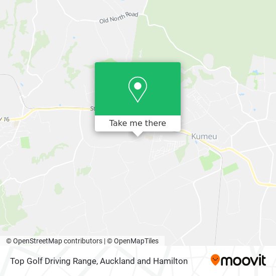Top Golf Driving Range map