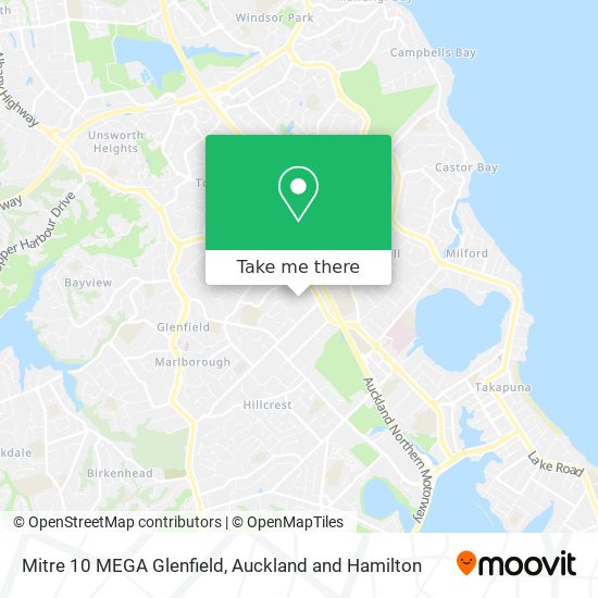 Mitre 10 MEGA Glenfield地图