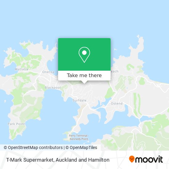 T-Mark Supermarket map