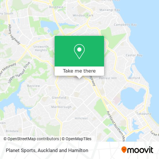 Planet Sports map