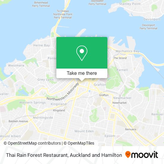 Thai Rain Forest Restaurant map