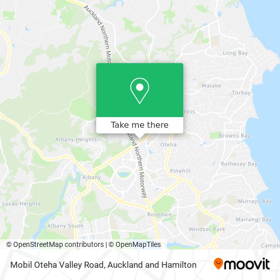 Mobil Oteha Valley Road地图