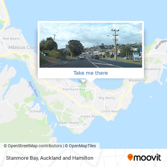 Stanmore Bay map