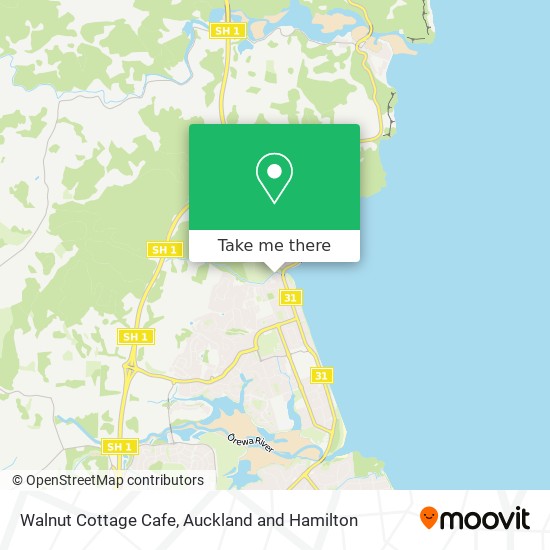 Walnut Cottage Cafe map
