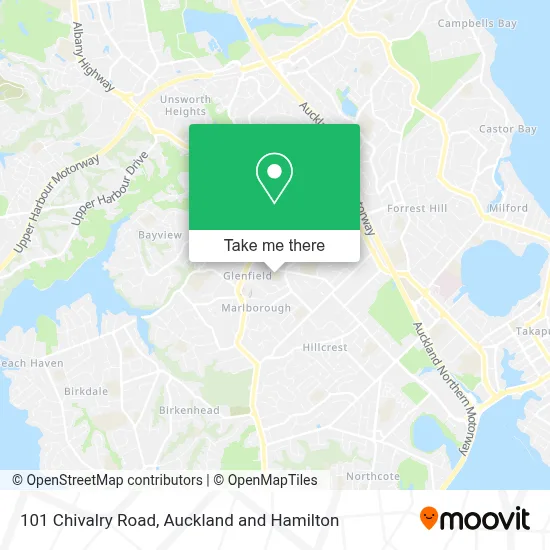 101 Chivalry Road map