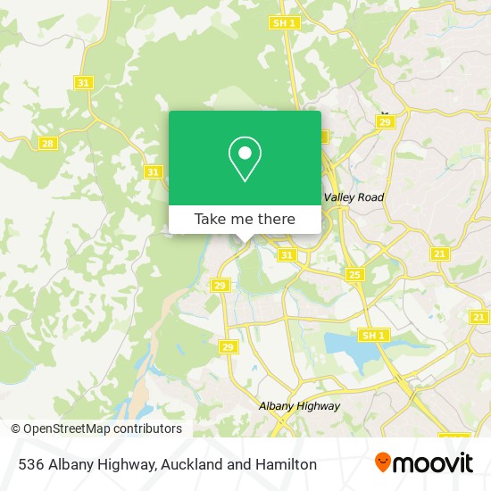 536 Albany Highway map