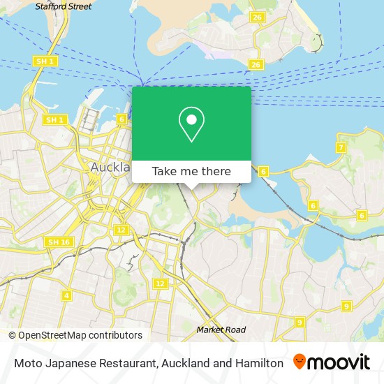 Moto Japanese Restaurant map