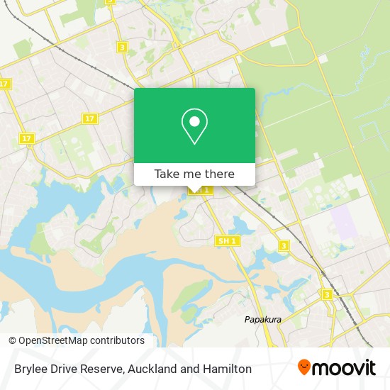 Brylee Drive Reserve map