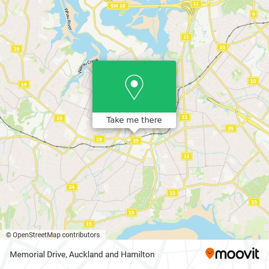 Memorial Drive map