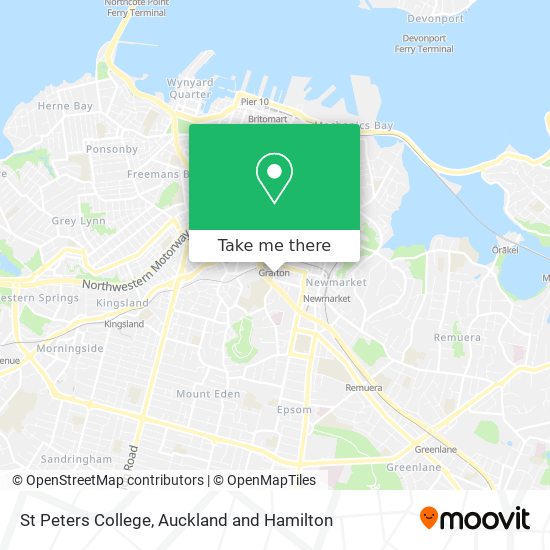 St Peters College map